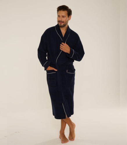 Dlugi-bawelniany-szlafrok-meski-z-kolnierzem-Laurent-048-Delafense-granatowy.jpg