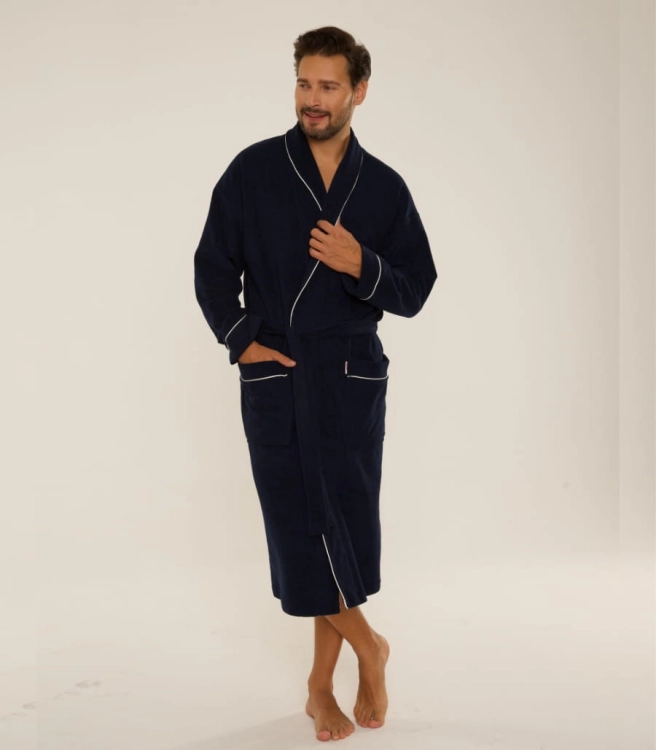 Dlugi-bawelniany-szlafrok-meski-z-kolnierzem-Laurent-048-Delafense-granatowy.jpg