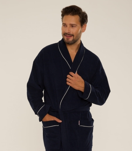 Dlugi-bawelniany-szlafrok-meski-z-kolnierzem-Laurent-048-Delafense-granatowy.jpg